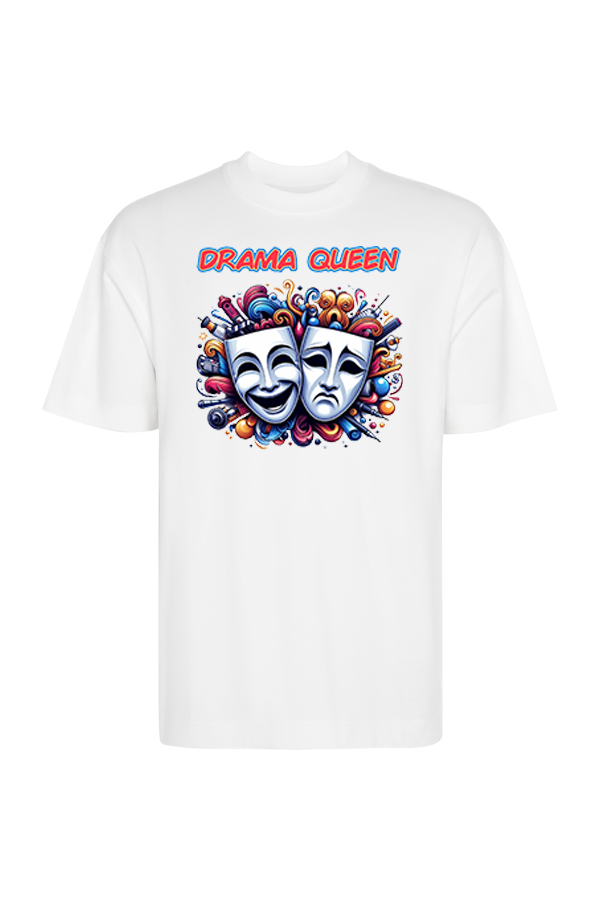 Tricou Oversize - Social Drama Queen - imagine 7