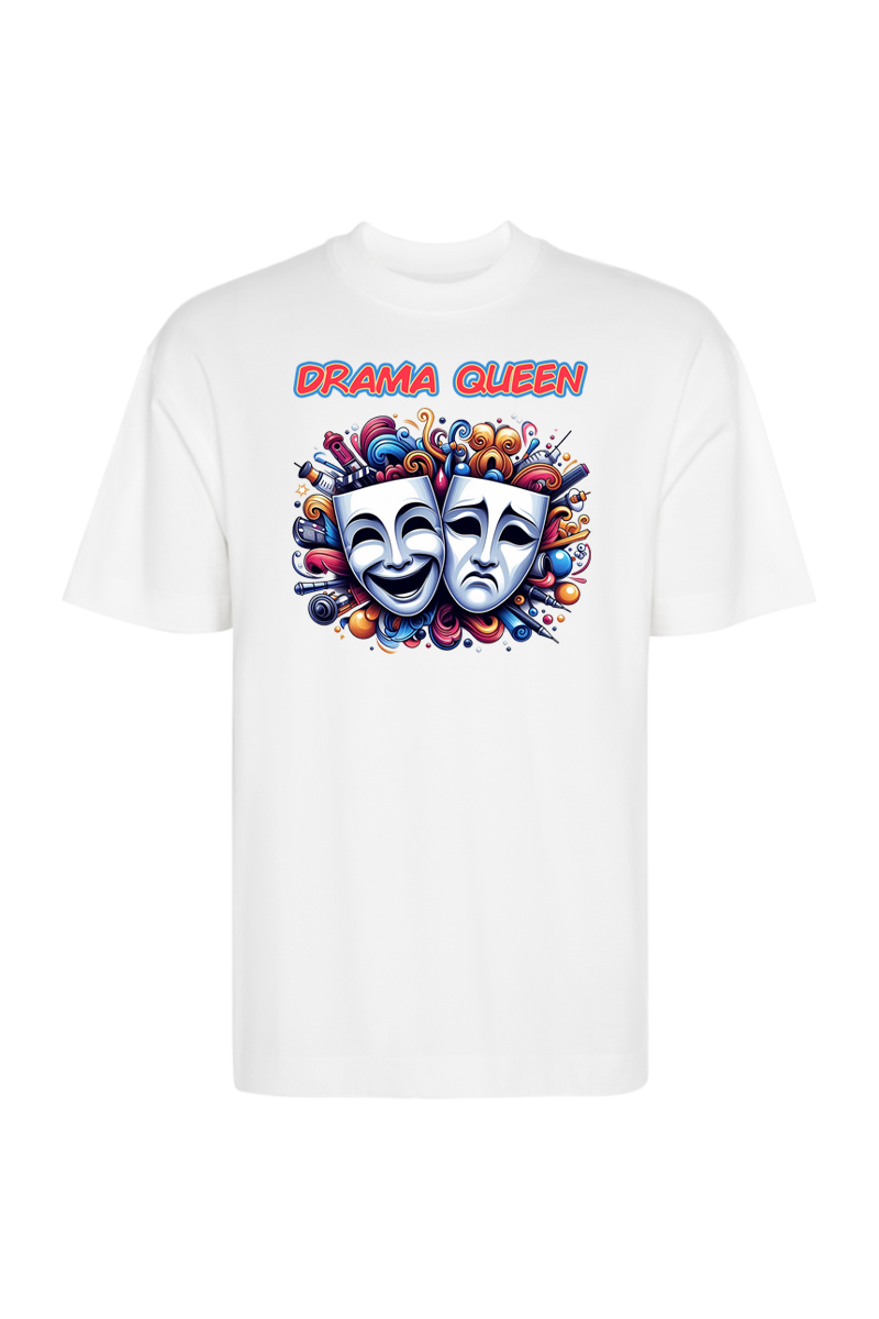Tricou Oversize - Social Drama Queen - imagine 3