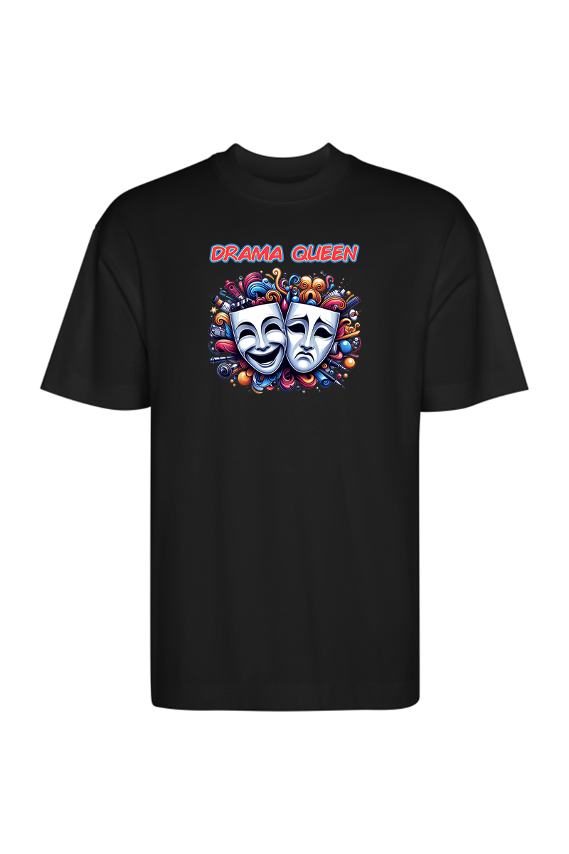 Tricou Oversize - Social Drama Queen - imagine 6