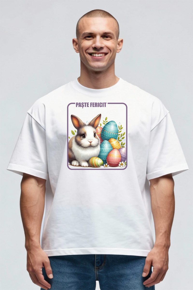 Tricou Oversize - Paște Fericit! - imagine 4