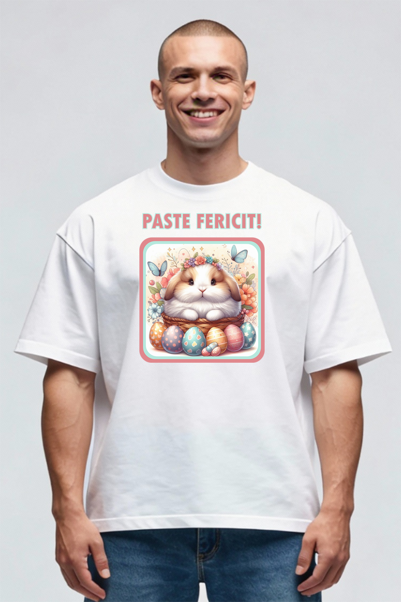 Tricou Oversize - Paște Fericit! - imagine 4