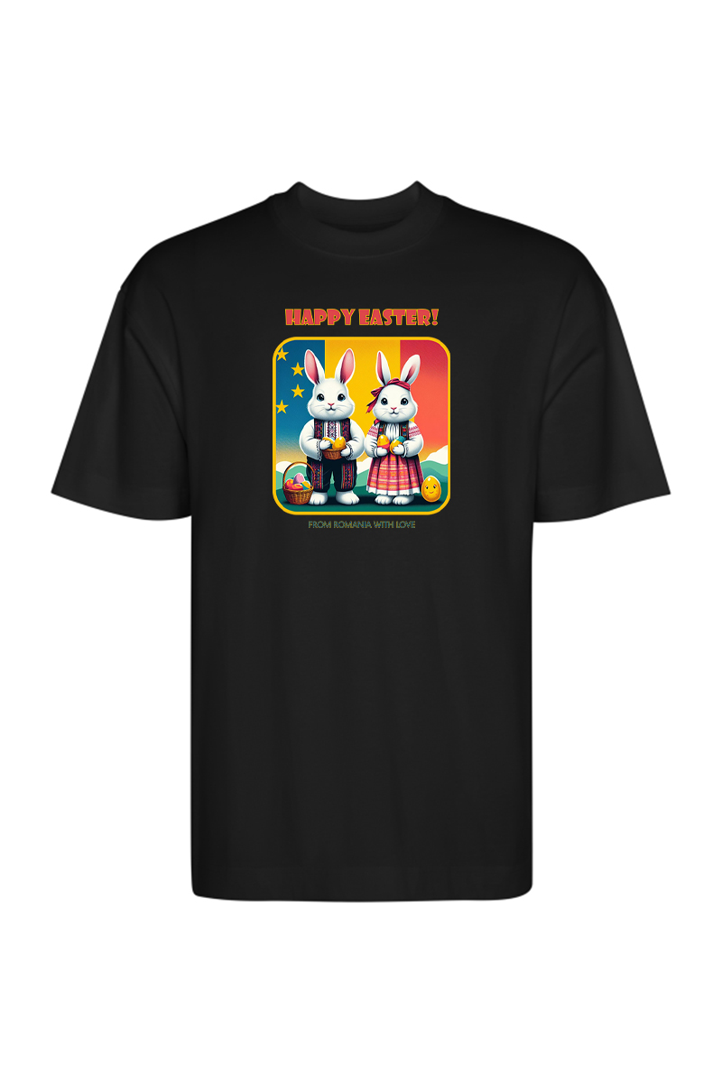 Tricou Oversize - Happy Easter From Romania - imagine 6