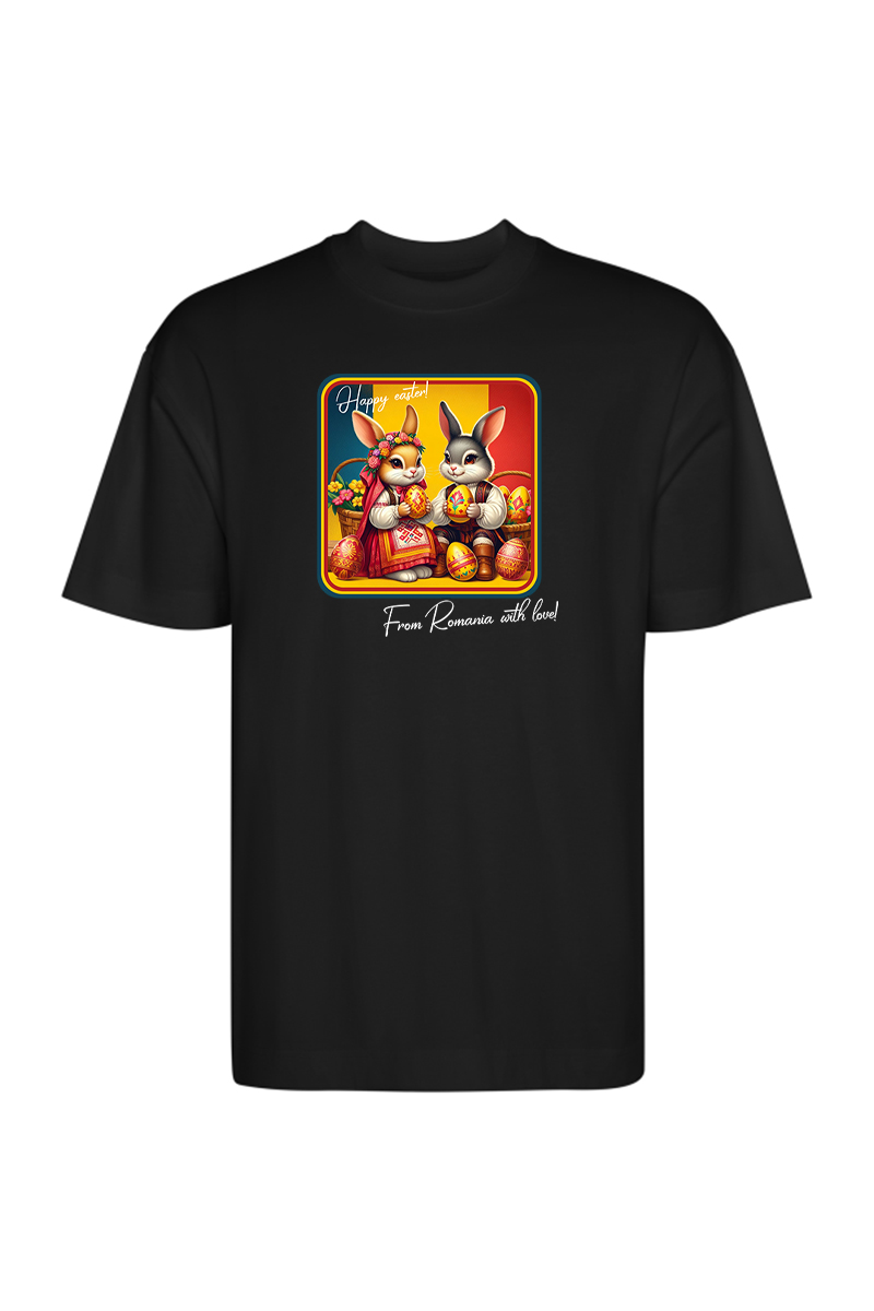 Tricou Oversize - Happy Easter From Romania - imagine 6