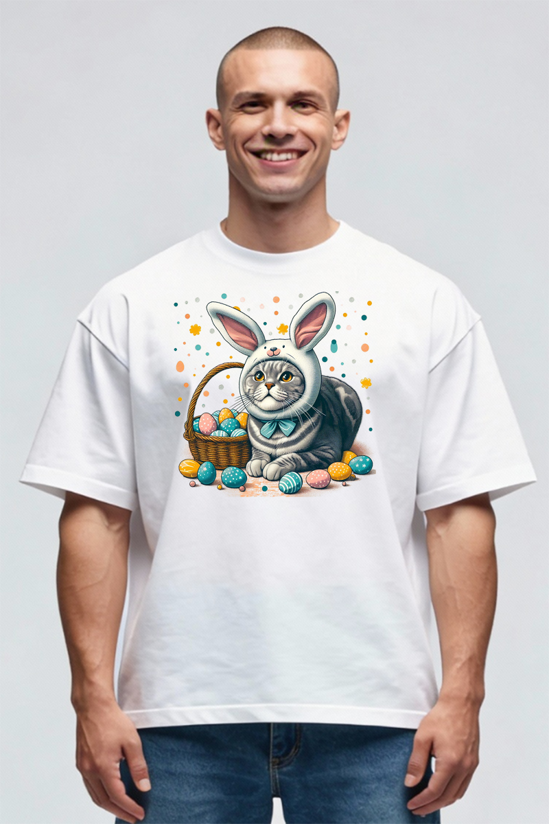 Tricou Oversize - Kitty Bunny