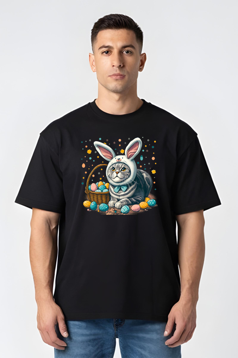 Tricou Oversize - Kitty Bunny - imagine 5