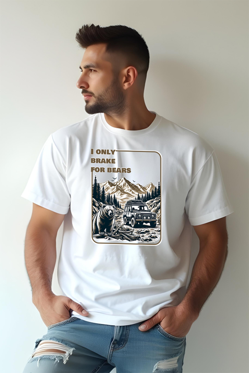 Tricou Oversize - Brake For Bears - imagine 2
