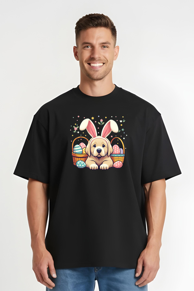 Tricou Oversize - Puppy Bunny - imagine 4