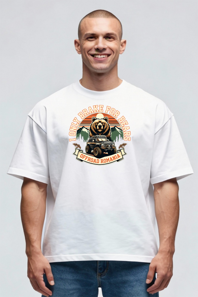 Tricou Oversize - Brake For Bears