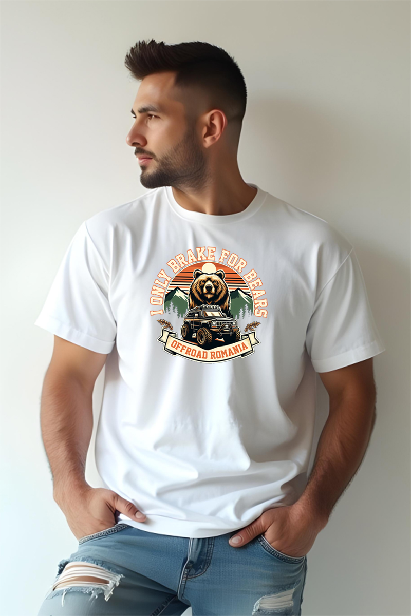 Tricou Oversize - Brake For Bears - imagine 2