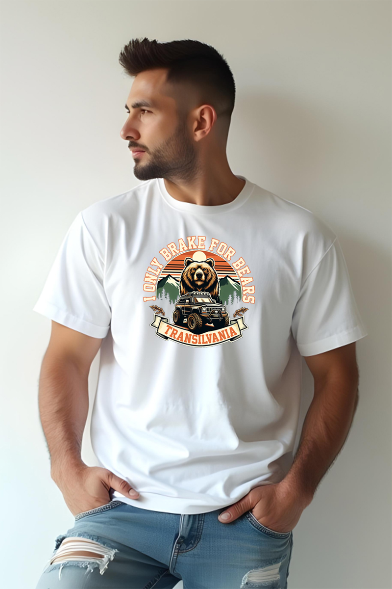 Tricou Oversize - Brake For Bears Transilvania - imagine 2