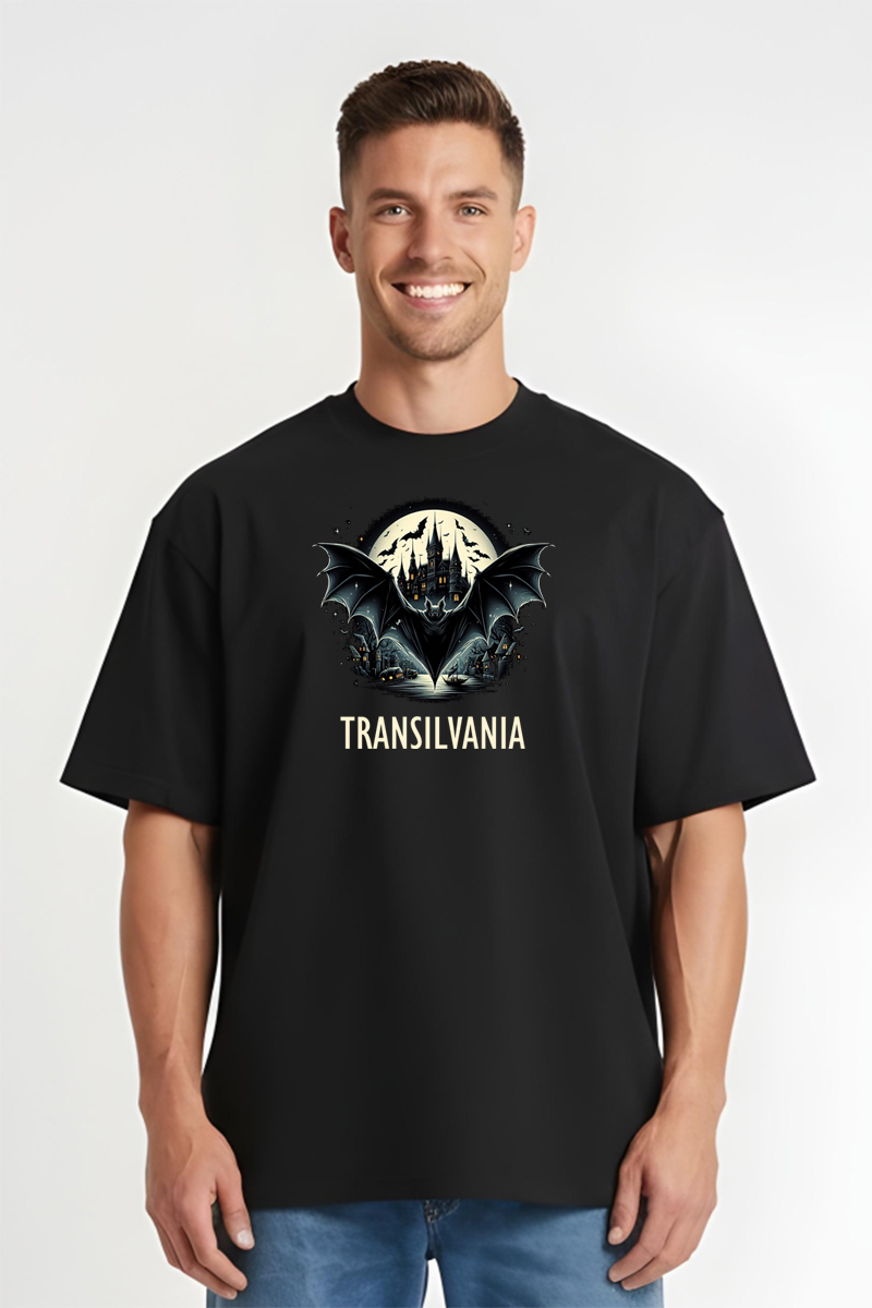 Tricou Oversize - Liliac Transilvania