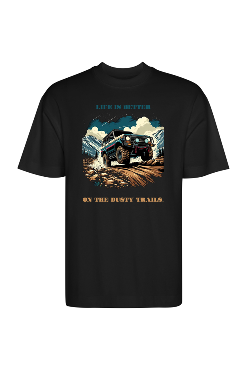Tricou Oversize - Dirt Jeep - imagine 3