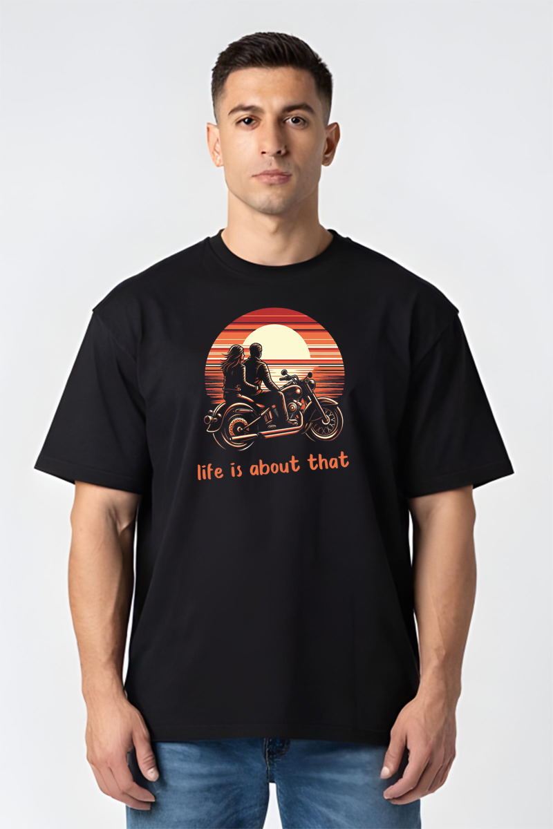 Tricou Oversize - Biker Life - imagine 2