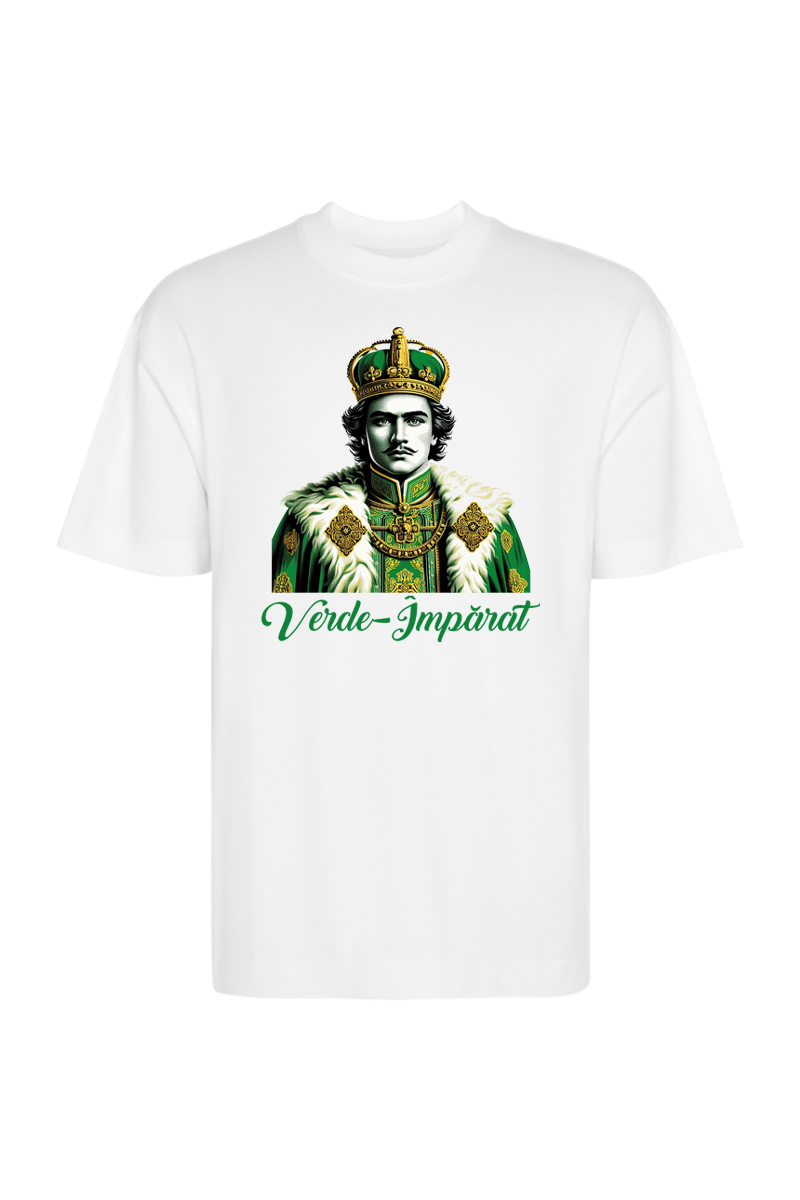 Tricou Oversize - Verde Imparat - imagine 3