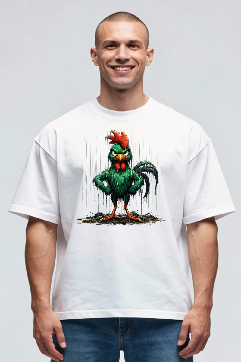 Tricou Oversize - Cocoș