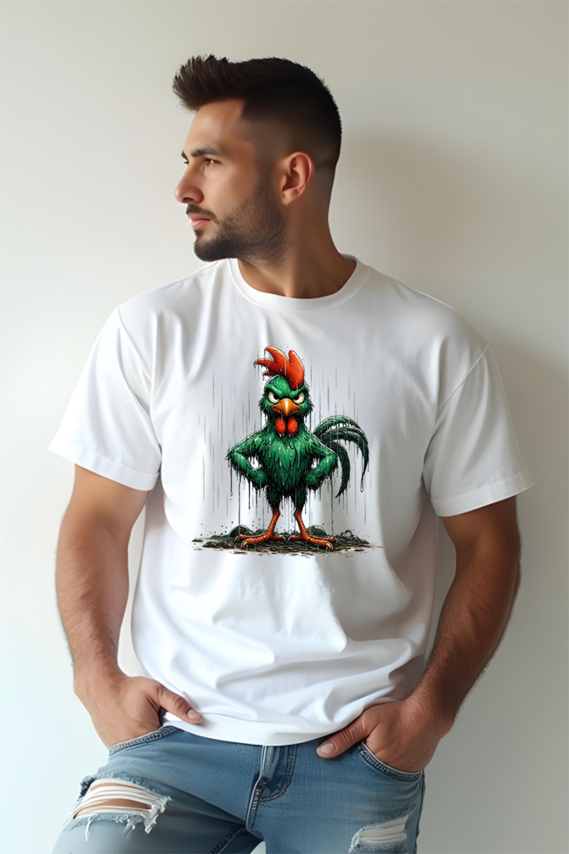 Tricou Oversize - Cocoș - imagine 2