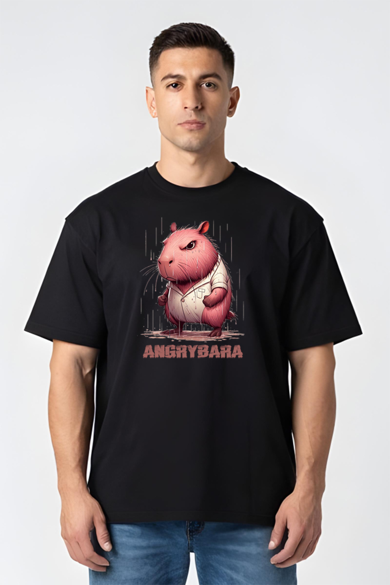 Tricou Oversize - AngryBara - imagine 5