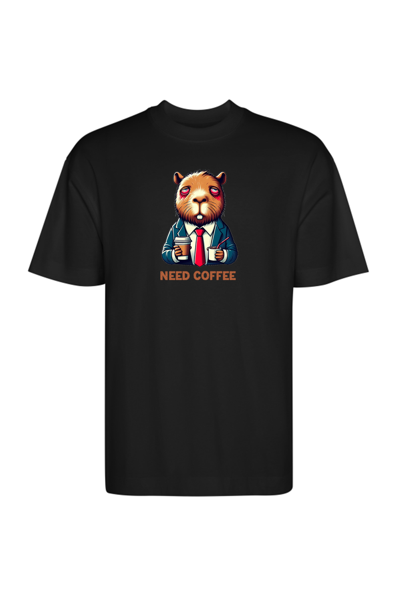 Tricou Oversize - Capybara Need Coffee - imagine 6