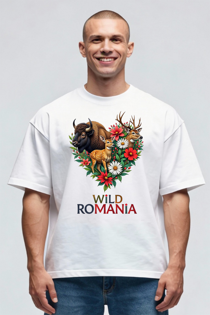 Tricou Oversize - Wild Romania