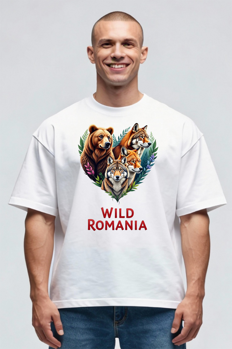 Tricou Oversize - Wild Romania