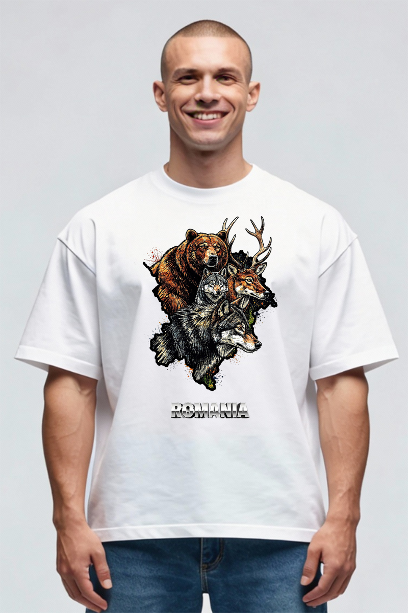 Tricou Oversize - Romania Salbatica