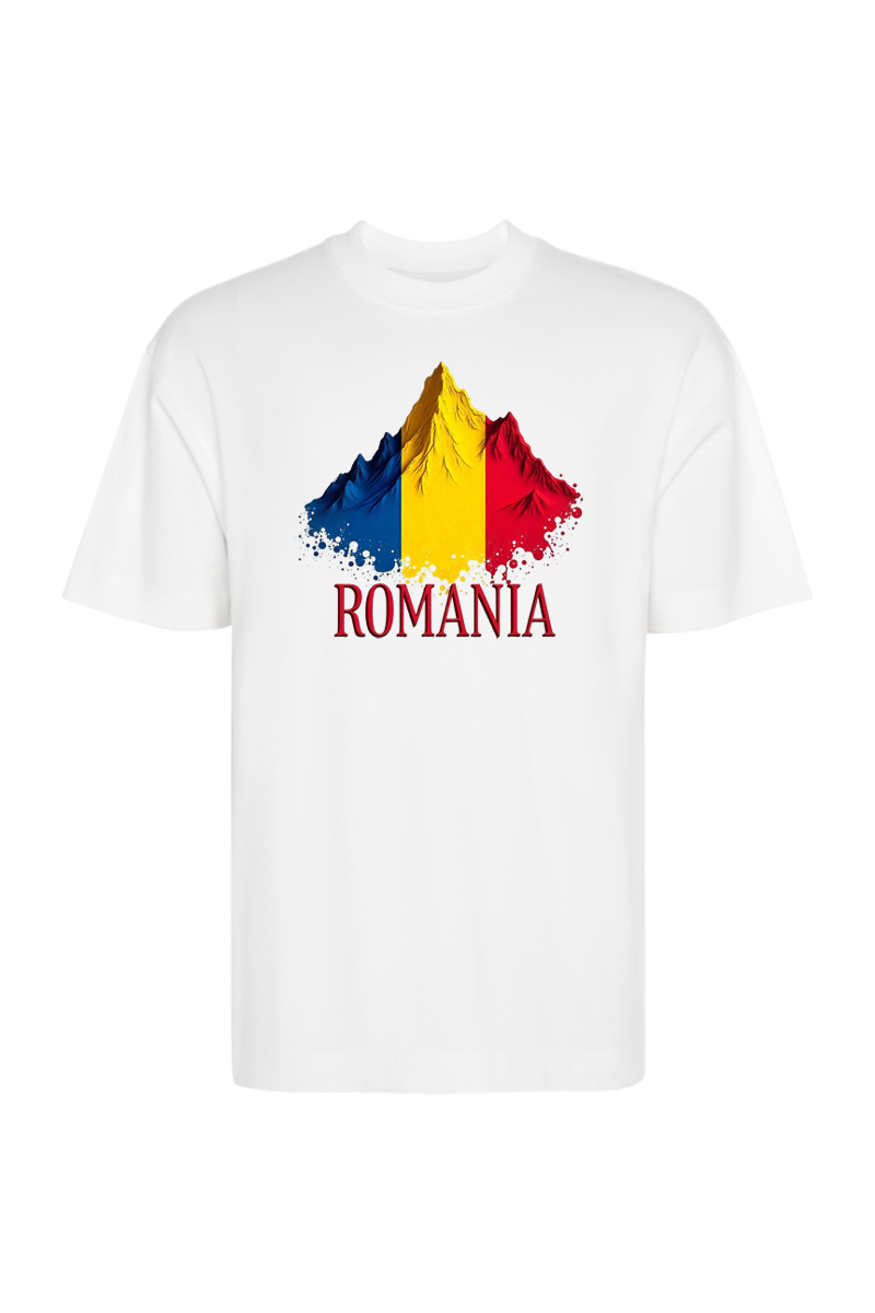 Tricou Oversize - România - Drapel Peste Munți - imagine 3