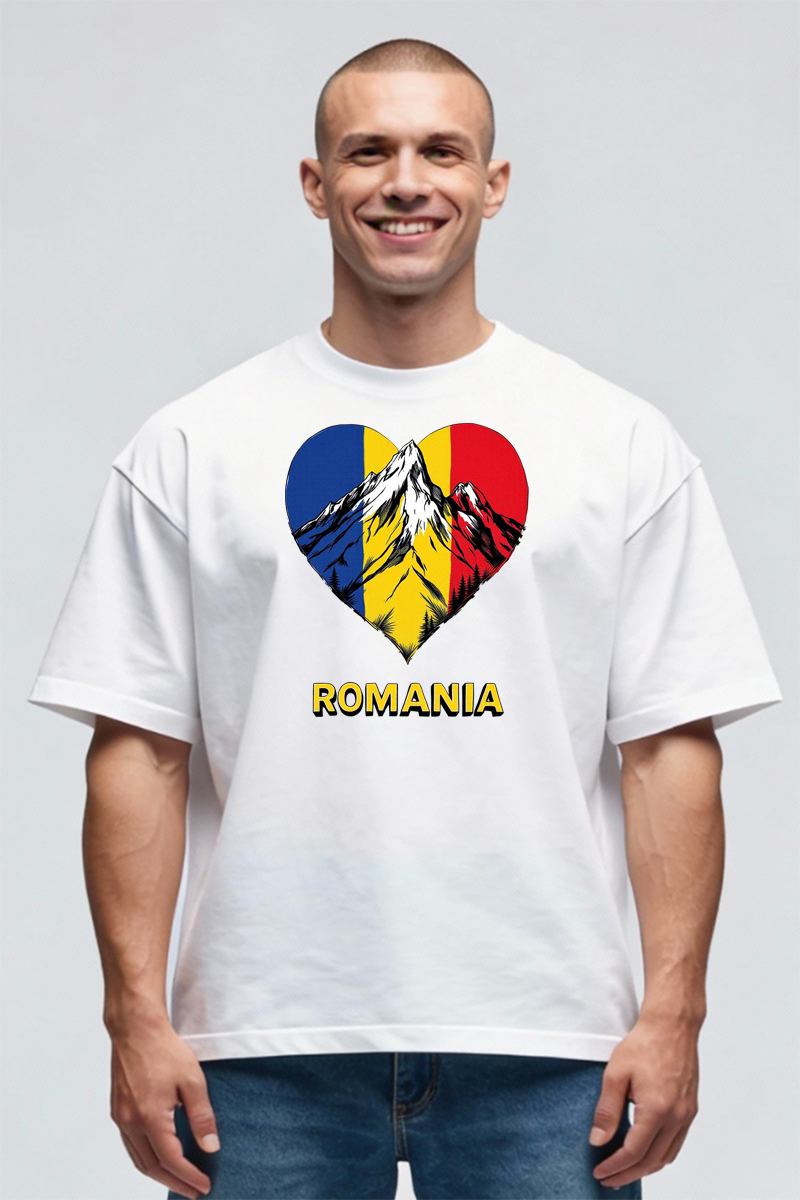 Tricou Oversize - Munții Romaniei