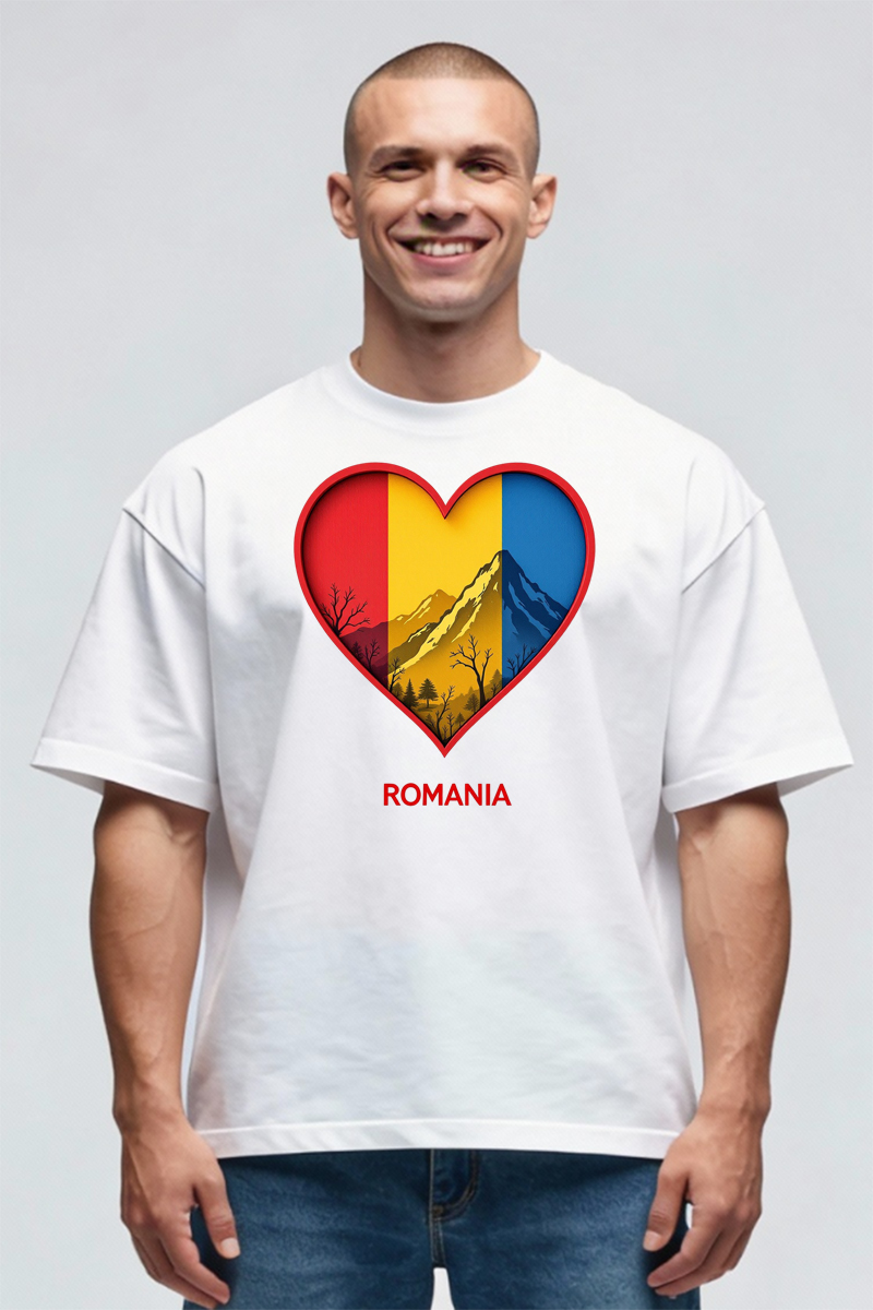 Tricou Oversize - Munții Romaniei