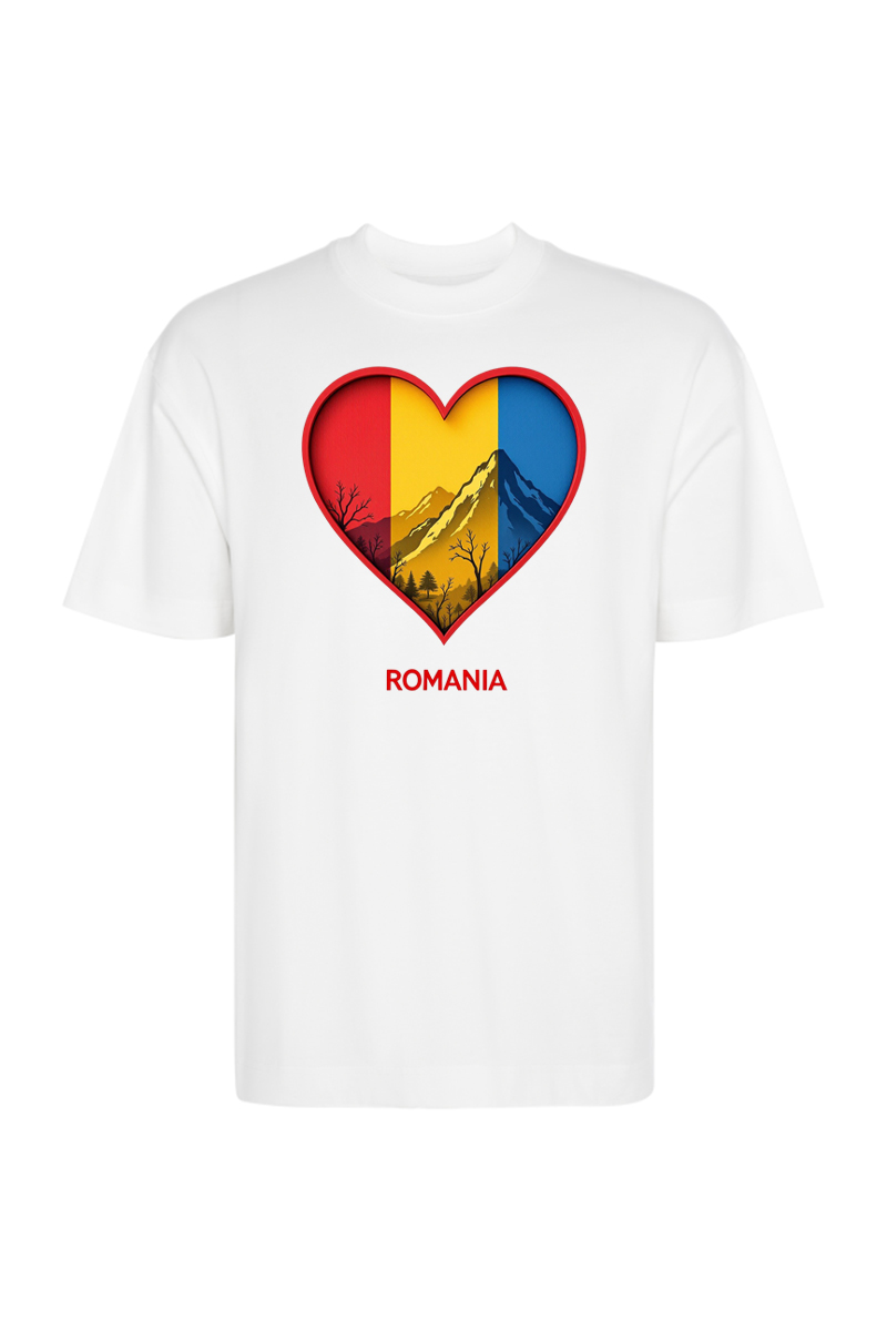 Tricou Oversize - Munții Romaniei - imagine 3