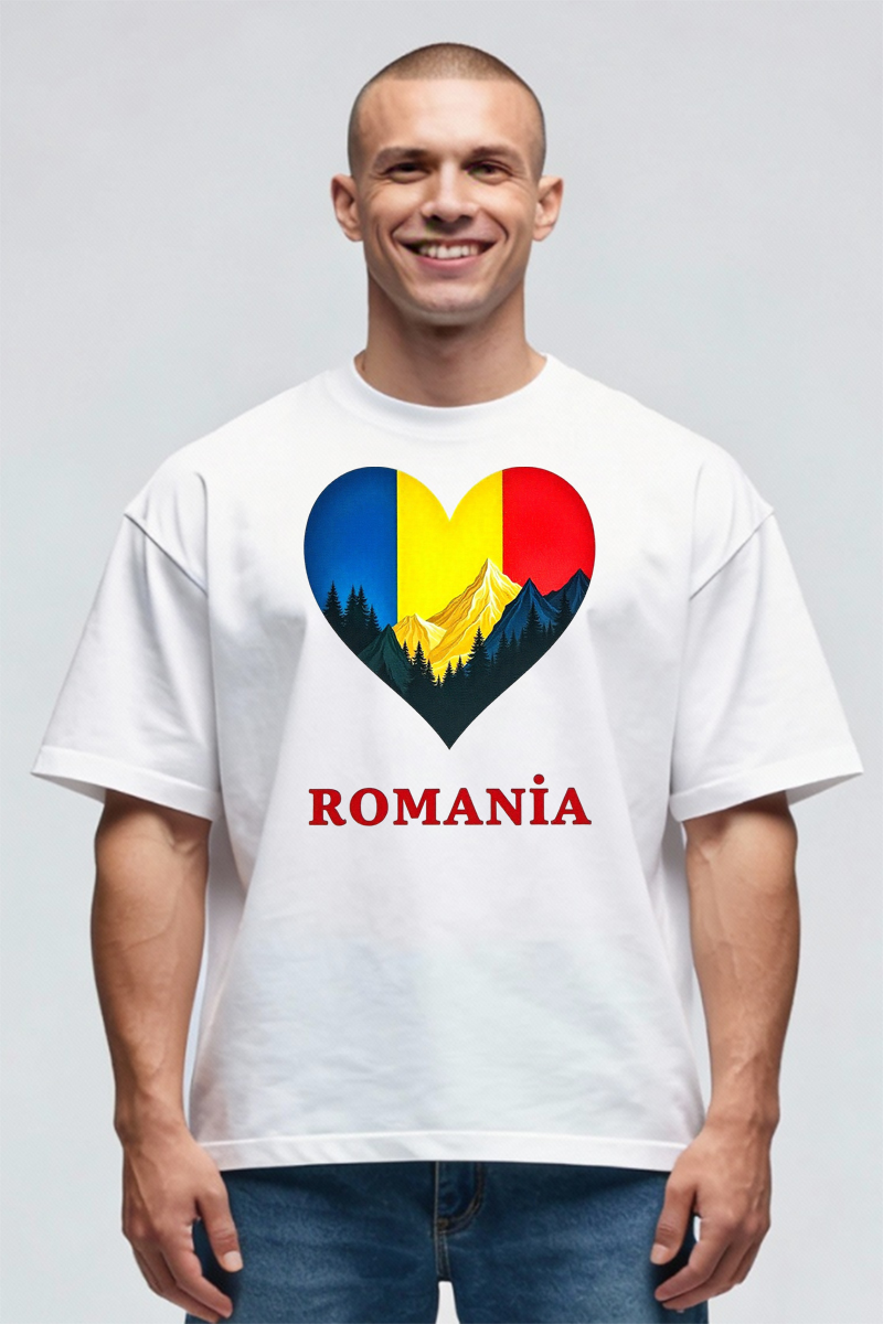 Tricou Oversize - Munții Romaniei