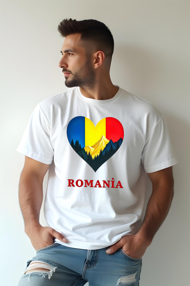 Tricou Oversize - Munții Romaniei - imagine 2