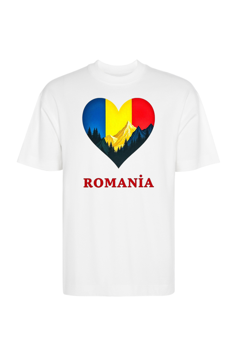 Tricou Oversize - Munții Romaniei - imagine 3