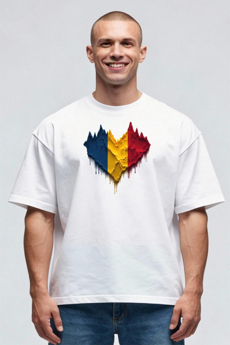 Tricou Oversize - Love Romania