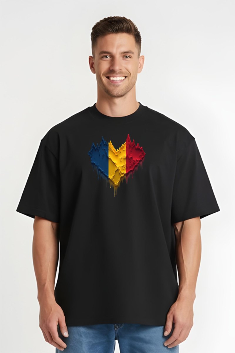 Tricou Oversize - Love Romania - imagine 4