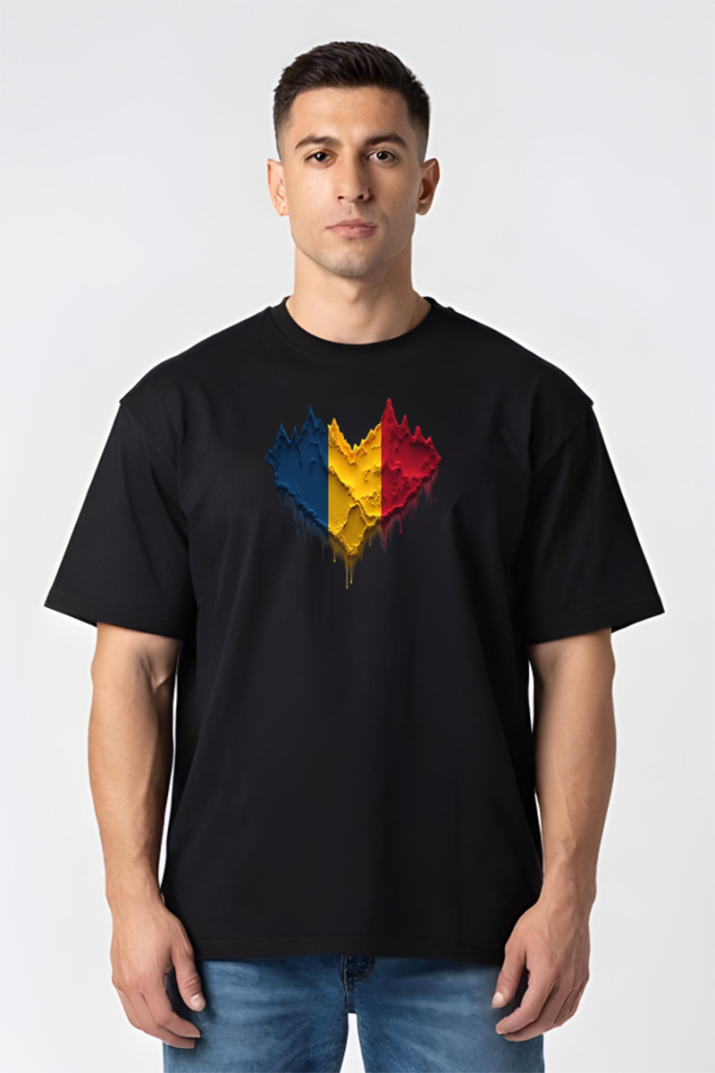 Tricou Oversize - Love Romania - imagine 5