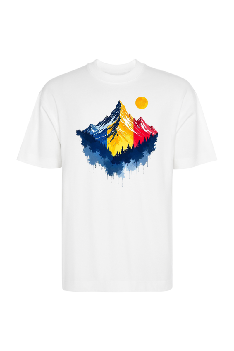 Tricou Oversize - Munții Romaniei - imagine 3