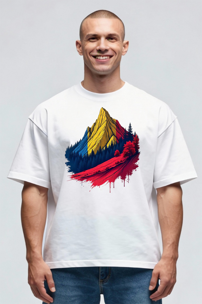 Tricou Oversize - Munții Romaniei