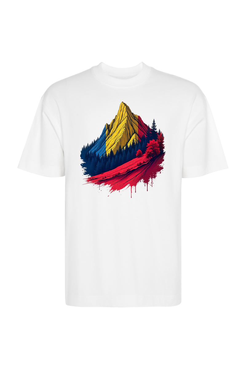 Tricou Oversize - Munții Romaniei - imagine 3