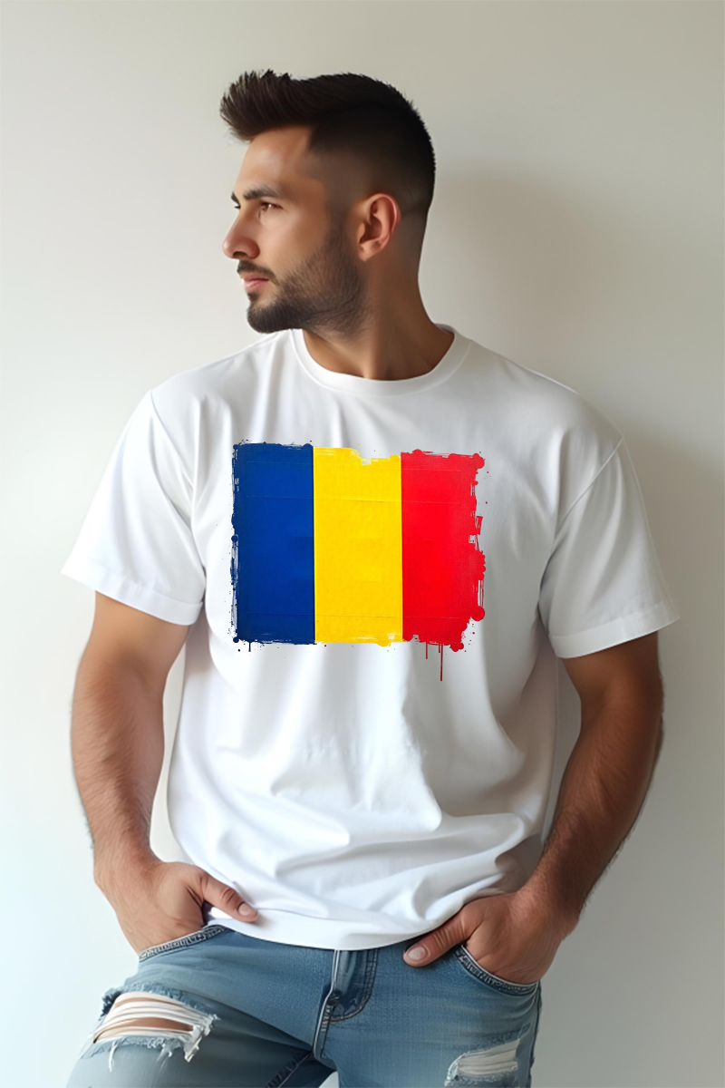 Tricou Oversize - Drapel Romania - imagine 2