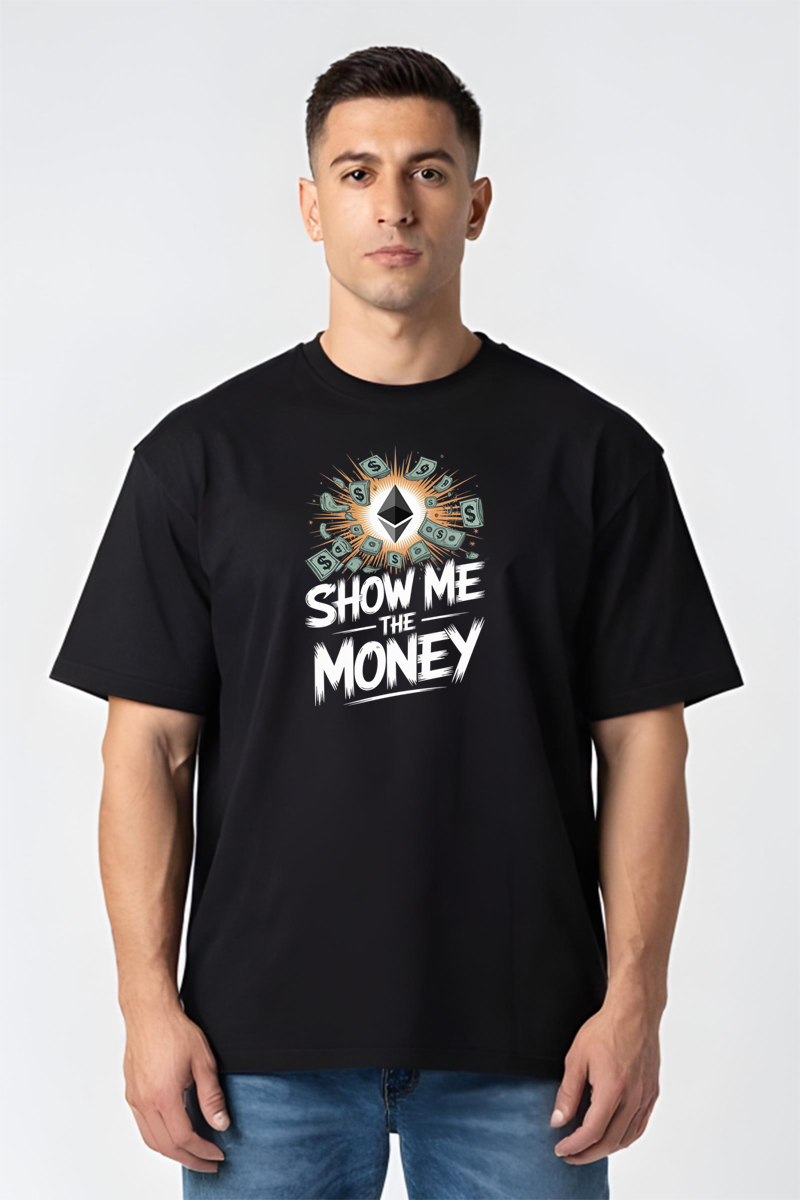 Tricou Oversize - Show The Money - imagine 2