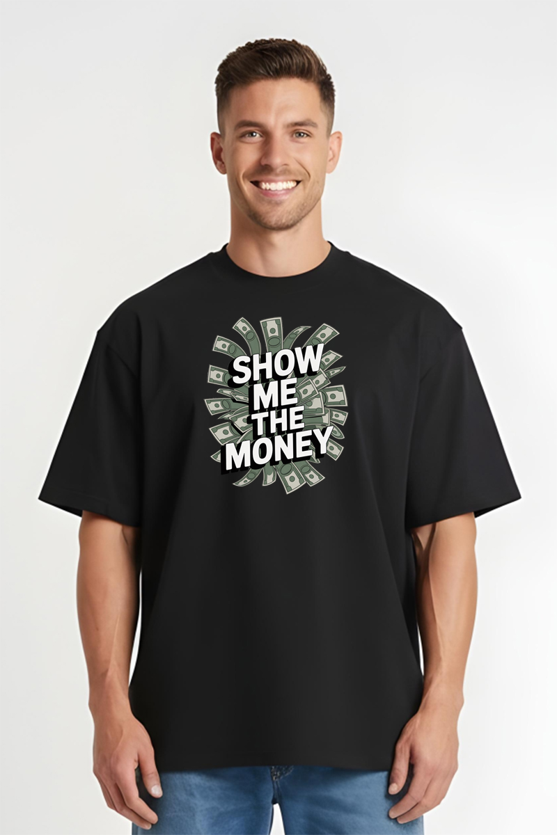 Tricou Oversize - Show The Money - imagine 4