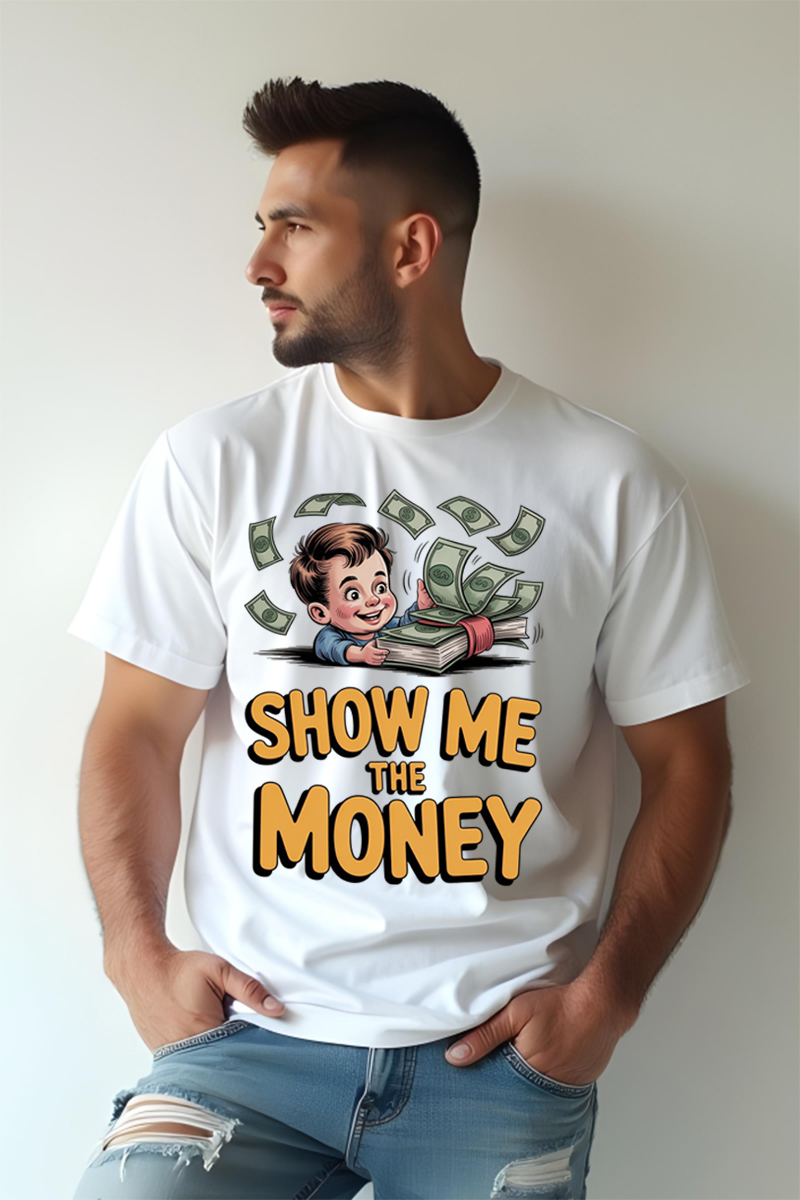Tricou Oversize - Show The Money - imagine 2