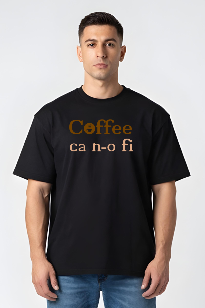 Tricou Oversize - Coffee, că n-o fi - imagine 4
