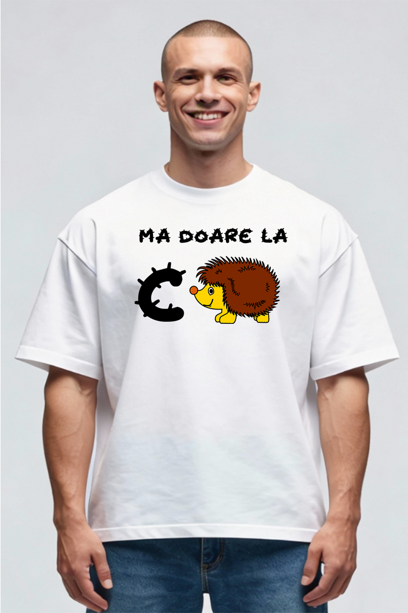 Tricou Oversize - Ma doare la -arici - imagine 3