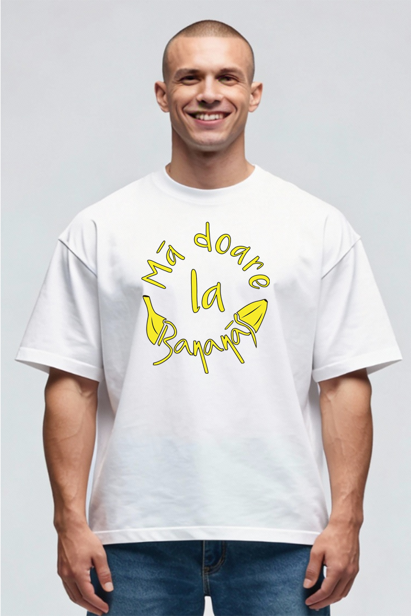 Tricou Oversize - Ma doare la banană - imagine 3