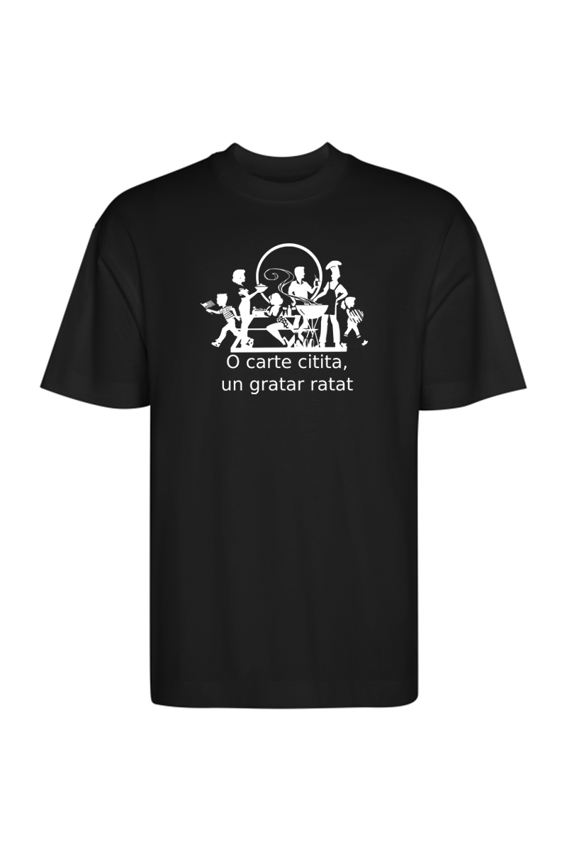 Tricou Oversize - O carte citită, un grătar ratat - imagine 2