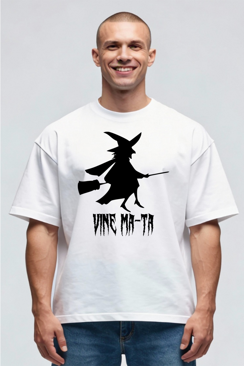 Tricou Oversize - Vine mă-ta - imagine 3