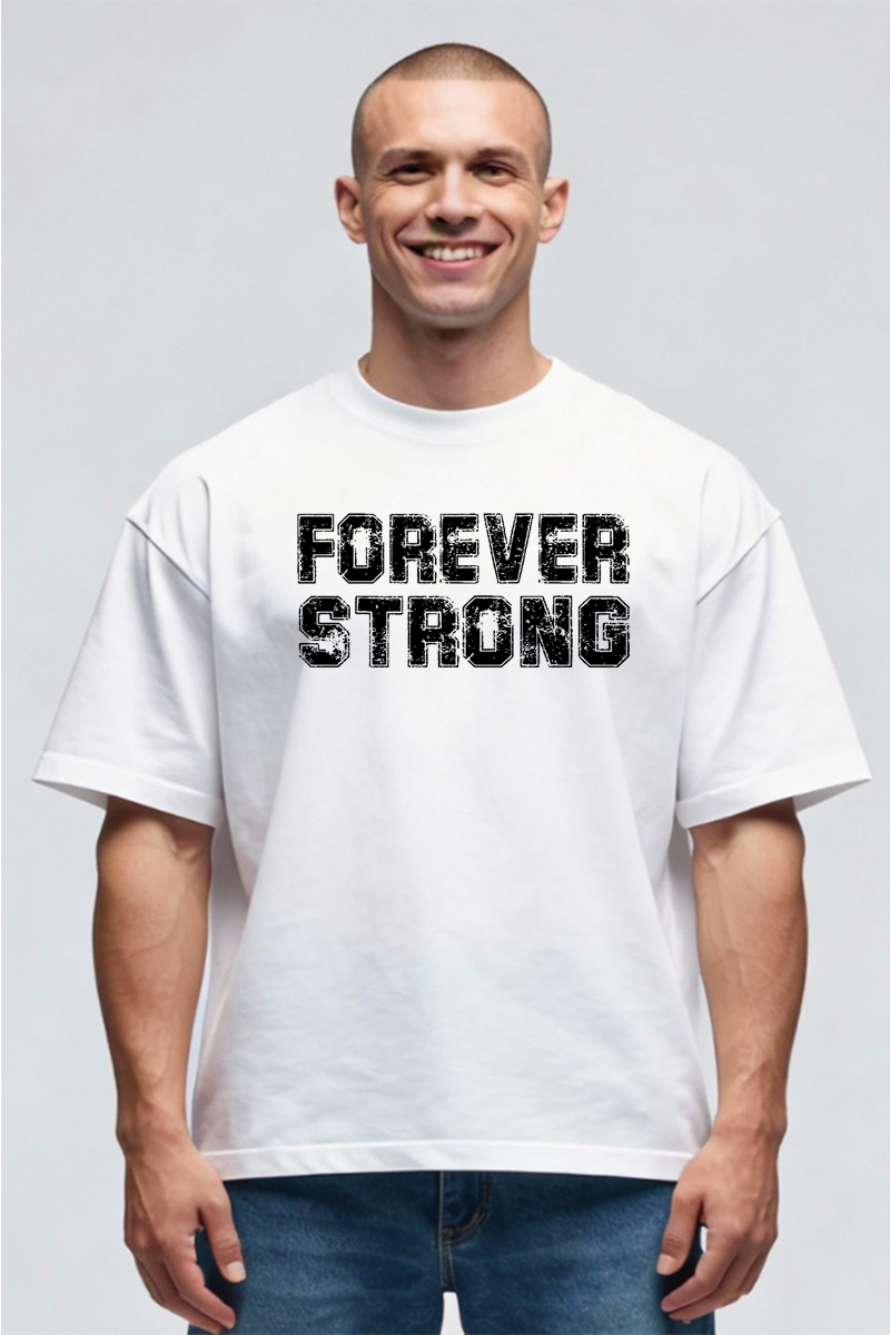 Tricou Oversize - Forever Strong - imagine 3