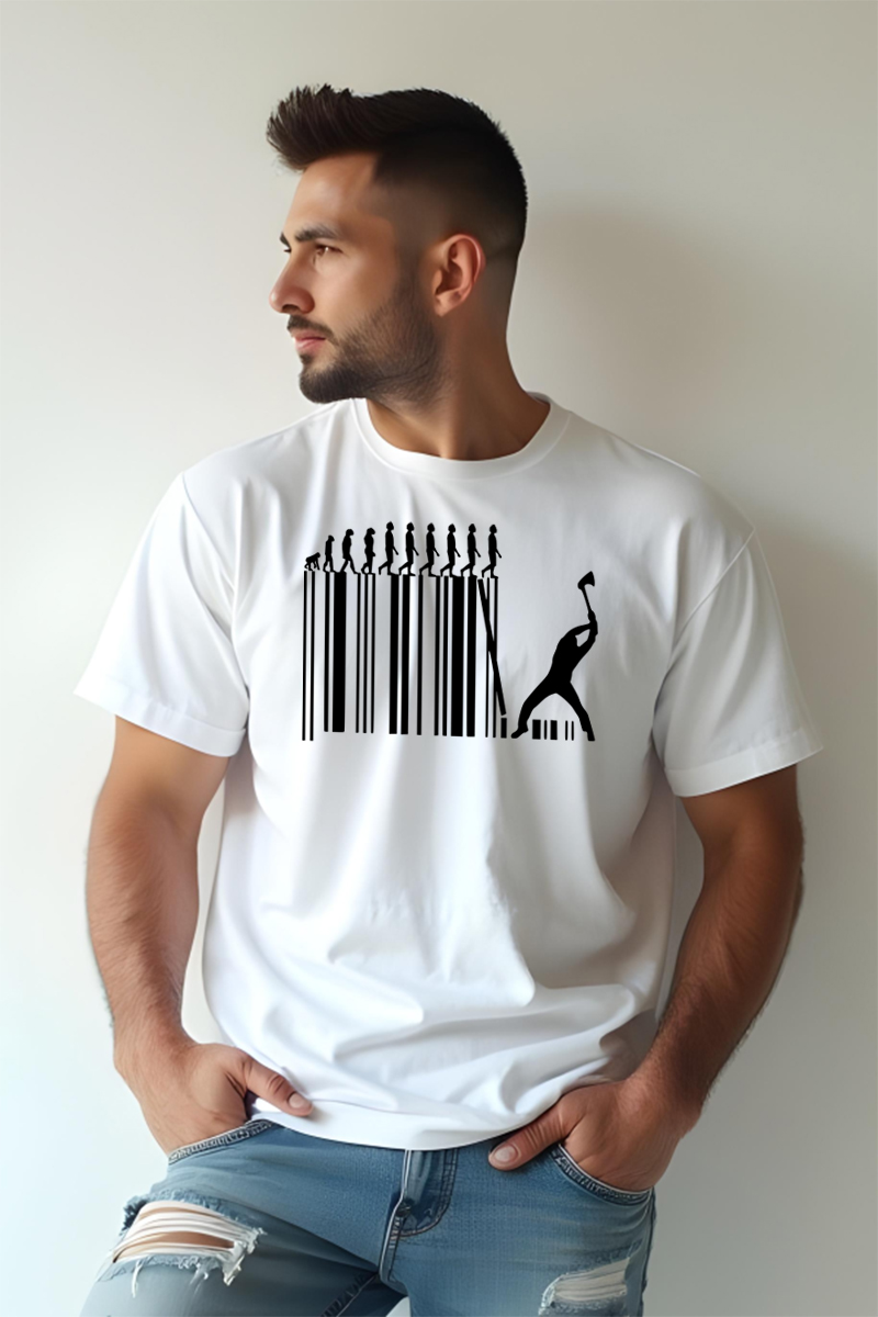Tricou Oversize - Barecode