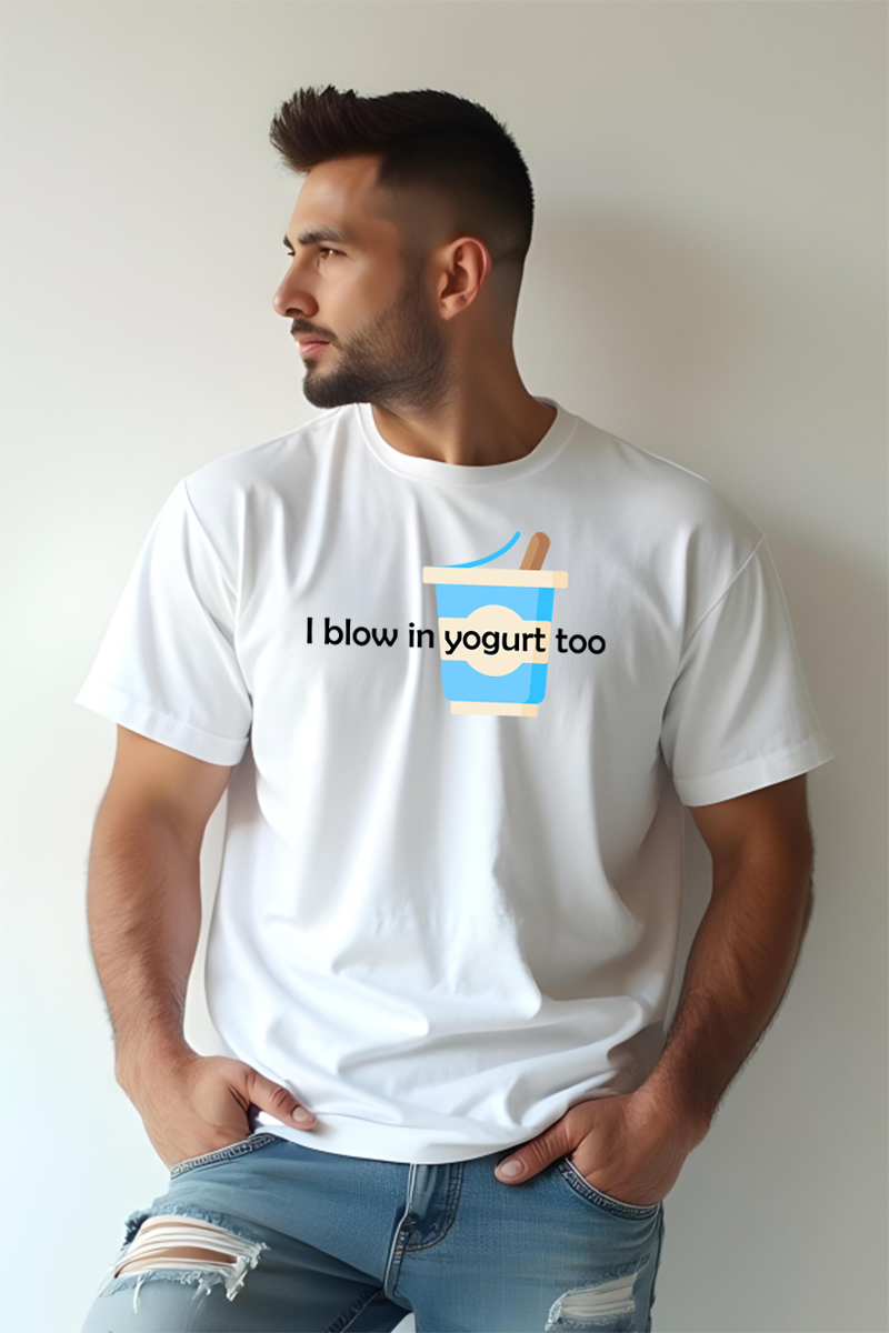 Tricou Oversize - Blow in Youghurt